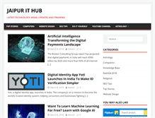 Tablet Screenshot of jaipurithub.com